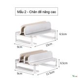  Giá đỡ kiêm đế dựng đứng Laptop Macbook máy tính bảng Ipad Surface bằng nhôm nguyên khối - laptop stand 