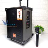  [Tặng Micro] Loa Kéo Karaoke Bluetooth JBZ NE108 150W bass 2 tấc - BH 6 tháng | Loa di động JBZ NE108 -dc3453 