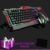  FREESHIP TỪ 99K_Bộ Bàn Phím Giả Cơ Và Chuột Chuyên Game K33 Led Tặng Lót Chuột -dc3445 