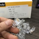  Hộp 100 hạt mạng RJ45 - CAT 5E, CAT 6 - Đầu mạng RJ45 -DC4674 