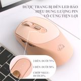  Chuột không dây pin sạc ZiyouLang X7 kết nối 2 chế độ Bluetooth, Wireless  cho máy tính, Laptop 
