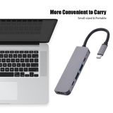  Bộ thiết bị Hub Cổng chia chuyển đổi đa năng USB Type-C 5 in 1 sang 5 Cổng HDMI 4K 60Hz/ USB 3.0/ Type-C/ PD -dc4825 