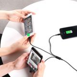  Dây sạc đa năng 3 in 1(microUSB-và Type-C)-Loại cực tốt -dc3801 