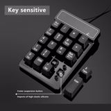  Bàn phím số,phím giả cơ mini cho kế toán game thủ kết nối usb/2.4G wireless cho máy tính 