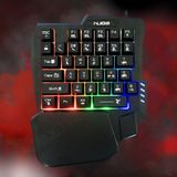  Bàn phím bán cơ 1 tay NOUS chơi các game mobi Freefire, CF, liên quân,...siêu chất -dc4800 