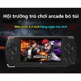  Máy chơi game Psp cầm tay 4 nút X6 màn hình 4.3 inch chơi được game thùng NES SNES GBC GBA SMC 
