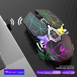  Chuột Gaming Siêu Khủng Led siêu đẹp Free Wolf X13 Premium Pin Sạc Dùng Siêu Trâu Chuột Máy Tính Không Dây Đẹp -DC4089 