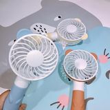  Quạt tích điện-Quạt mini Cầm Tay TAI GẤU cực đẹp - tiện lợi - đi học/đi làm/đi dạo phố có 3 chế độ gió pin khủng -dc3610 