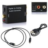  Bộ hộp chuyển đổi âm thanh tivi 4k Optical sang Av R/L loa , amply kèm nguồn -dc633+dc1259 