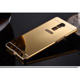  (THANH LÝ)Ốp lưng Mica mạ gương viền nhôm Oppo R7 plus (Vàng) -DC852 