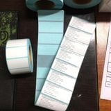  { RẺ NHẤT SHOPEE} 1 Cuộn Giấy In tem mã vạch, Tem Phụ kích thước 60x25mm ,1000 tem 