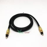  Dây cáp âm thanh quang optical 1m loại tốt 2 đầu mạ vàng (màu đen dây to) -DC4477 