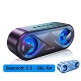  Loa bluetooth mini S6 cao cấp bass mạnh để bàn tích hợp công nghệ âm thanh stereo siêu trầm ấm 