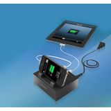  Bộ sạc USB 4 cổng ORICO DPC4US ( Đen) 34w dùng sạc cho điện thoại, máy tính bảng kiêm giá đỡ điện thoại - DC700 