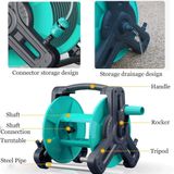  Vòi tưới cây, vòi rửa xe SHUOFAN-101F ống kết cấu 3 lớp, vòi phun bằng nhựa khung ru lô có thể cuộn 