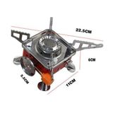  Bếp Gas Mini Du Lịch Xếp Gọn, Đánh Lửa Tự Động Hợp Kim Chống Gỉ Cao Cấp Tiện Lợi 