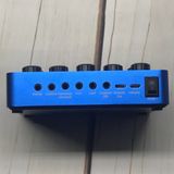  Sound Card âm thanh KTV kèm điều khiển và pin ( Đen phối xanh) dc2884 