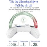  Tay Cầm Chơi Game không dây Vermilion S820 Đơn Có Rung chơi Fifa Online 4 , Pes 2023 Cho PC/ Android / Laptop  -dc5029 