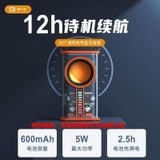  Loa Bluetooth mini không dây BYZ K07 siêu trầm thiết kế cổ điển trong suốt Led nháy theo nhạc Pin 4 giờ -dc5027 