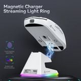  Attack Shark X6 - Chuột Gaming Bluetooth PAW3395, Dock Sạc RGB Không Dây, Siêu Nhẹ - dc5204 