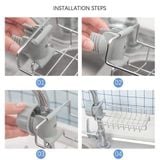  Kệ để đồ rửa bát Inox gắn vòi nước size lớn - HÀNG CAO CẤP 