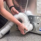  Ống bạc co giãn cuộn 8m thông gió hút mùi tốt phi 90, 100, 200, 300, 400 - DC5239 