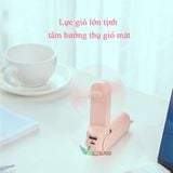  Quạt mini Quạt Cầm Tay Đa Năng 3 Trong 1 Quạt Kiêm Đèn Pin và Sạc Dự Phòng Có Thể Gấp Gọn Pin Cực Trâu 2000mAh -dc4036 