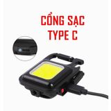  Đèn pin mini LED siêu sáng COB dùng làm móc khoá mở nắp chai đa năng sạc usb tích điện có led nhấp nháy - dc5164 