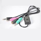  cáp livestream 3 đầu XOX Ma1/mA2 kết nối Điện Thoại Cho Android/IP Với Soundcard  livestream 