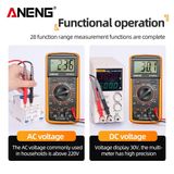 Đồng hồ vạn năng DT9205A đồng hồ đo điện thông minh màn hình kĩ thuật số, độ chính xác cao - dc5266 