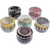  Hũ đựng nến thơm (không có nến) bằng thiếc cỡ to cao cấp sang trọng, an toàn cho người sử dụng -DC5252 