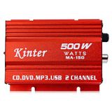  Âm ly Kinter MA-150 Mini 500W 5 V Hi-Fi cho  ÔTô Xe Máy -dc2856 
