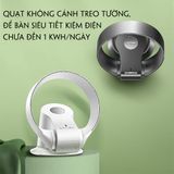  Quạt không cánh SKJ-CR309WD điều khiển từ xa 6 tốc độ điều chỉnh 180 độ phù hợp để bàn và treo tường 