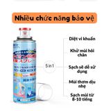  Chai Xịt khử mùi cho giày và tất, công nghệ nano bạc Khử mùi hiệu quả, diệt khuẩn 260ml 