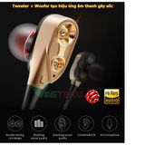  Tai nghe thể thao lõi kép siêu bass CK8 full box - tặng kèm 4 đầu mút tai nghe siêu êm -DC2122 