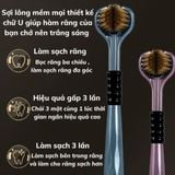  Bộ 4 bàn chải đánh răng đa chiều chải được 3 mặt lông mềm đánh bay mảng bám không hại nướu 