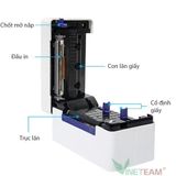 Máy In Mã Vạch Đơn Hàng Hóa Đơn Trên Các Sàn TMĐT QR-368 Máy In Nhiệt Không Cần Mực Mini Code Barcode 