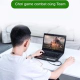 Jack chuyển đổi tai nghe 3.5 sang Audio & Mic dùng trên laptop máy tính, Cáp Chia 3.5mm -dc1307 