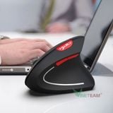  Chuột ko dây kiểu đứng HXSJ T22 Sạc pin wireless USB 2.4GHz chống mỏi tay chuyên dùng cho pc laptop máy tính táo -DC4592 