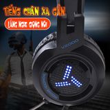  Tai Nghe Chụp Tai Gaming V2000 Có Micro Dành Cho Chơi Game, Âm Thanh Chất Lượng, Đèn Led Rgb Đổi Màu -dc3336 
