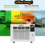  Máy Điều Hòa Mini Di Động 2 chiều tiết kiệm điện HYZ - Model KZY -11 -DC4502 