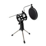  Giá đỡ micro 3 chân có thể gập lại kèm màng lọc âm thanh -DC3971 