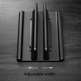  Đế hợp kim nhôm Vaydeer  SZ2S061 giữ laptop, MTB, ĐT dựng đứng tiết kiệm không gian, có thể điều chỉnh -dc4857 
