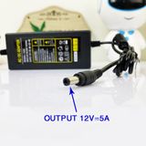  Nguồn 12v 5a adapter ( loại liền dây xịn ) -dc4828 