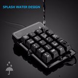  Bàn phím số,phím giả cơ mini cho kế toán game thủ kết nối usb/2.4G wireless cho máy tính 