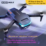  Flycam K101 MAX mới 2 camera 4K trang bị cảm biến chống va chạm ✔flycam mini giá rẻ cao cấp 