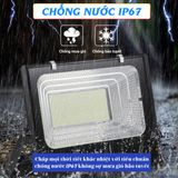  Đèn led năng lượng mặt trời ngoài trời chống nước IP67 ,cảm ứng cảm biến hồng ngoại gắn treo tường 200W -dc5104 