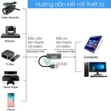  Card chuyển đổi capture screen Hdmi to usb 3.0 cho window Mac hỗ trợ 1080 60fps obs livestream 