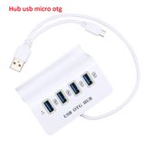  Bộ Chia 4 Cổng USB OTG HUB Micro/Type-C OTG Connectors PC Durable chơi game moblie Roblox Minecraft 
