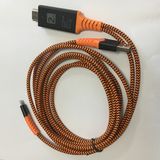  Cáp chuyển đổi kết nối cho Ip, Ipad với Tivi qua cổng HDMI - Lightning to HDTV - Cáp dệt Hàng cao cấp -dc3464 